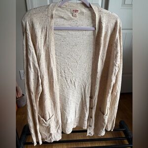 Mossimo Supply Co. Speckled Cream Cardigan